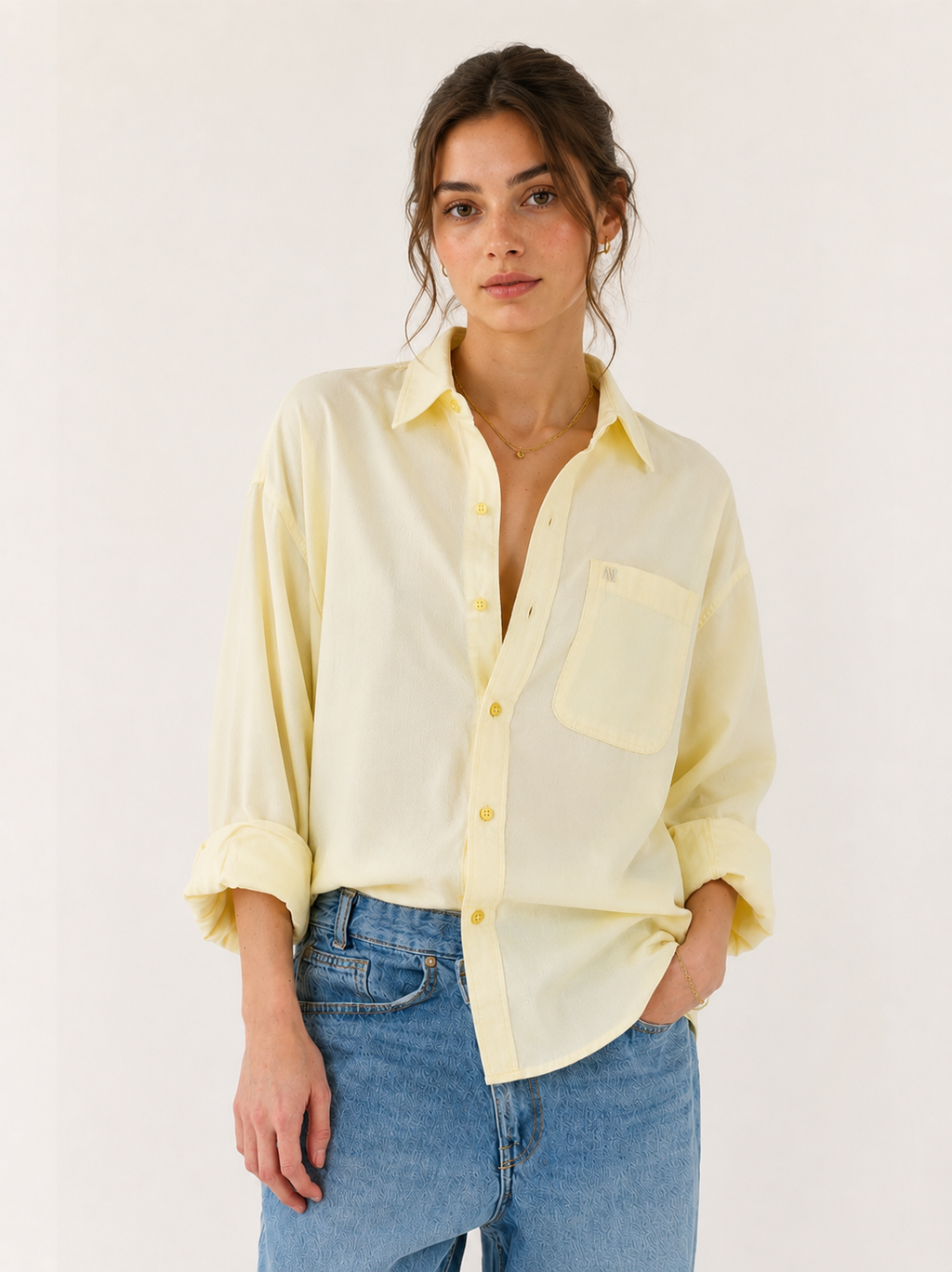 Sunwashed relaxed fit shirt